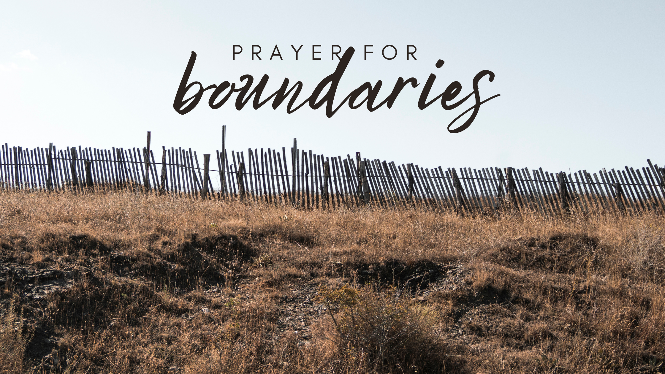 boundaries